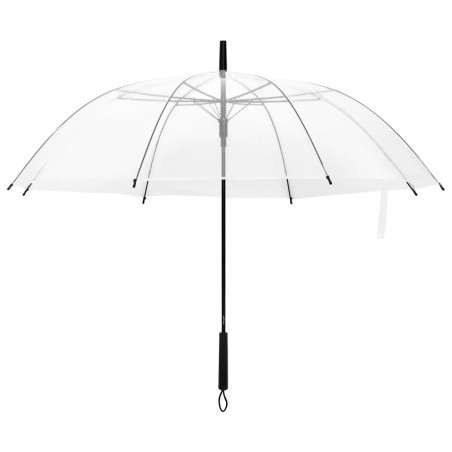 vidaXL Paraguas transparente 107 cm