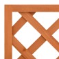 vidaXL Jardinera enrejada de jardín madera abeto naranja 50x25x90 cm vidaXL Jardinera enrejada de jardín madera abeto naranja 50x25x90 cm