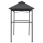 vidaXL Cenador de BBQ acero antracita 240x150x255 cm