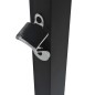 vidaXL Cenador de BBQ acero antracita 240x150x255 cm