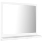 vidaXL Espejo de baño madera contrachapada blanco 40x10,5x37 cm vidaXL Espejo de baño madera contrachapada blanco 40x10,5x37 cm