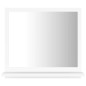 vidaXL Espejo de baño madera contrachapada blanco 40x10,5x37 cm vidaXL Espejo de baño madera contrachapada blanco 40x10,5x37 cm