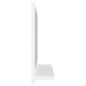 vidaXL Espejo de baño madera contrachapada blanco 40x10,5x37 cm vidaXL Espejo de baño madera contrachapada blanco 40x10,5x37 cm