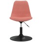 vidaXL Sillas de comedor giratorias 4 unidades de terciopelo rosa vidaXL Sillas de comedor giratorias 4 unidades de terciopelo rosa