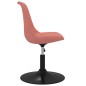 vidaXL Sillas de comedor giratorias 4 unidades de terciopelo rosa vidaXL Sillas de comedor giratorias 4 unidades de terciopelo rosa