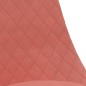 vidaXL Sillas de comedor giratorias 4 unidades de terciopelo rosa vidaXL Sillas de comedor giratorias 4 unidades de terciopelo rosa