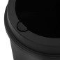 vidaXL Cubo de basura doble negro 50 L vidaXL Cubo de basura doble negro 50 L