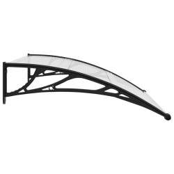 vidaXL Marquesina para puerta PC 120x100 cm