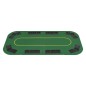 vidaXL Superficie de póker 8 jugadores plegable en 4 rectangular verde vidaXL Superficie de póker 8 jugadores plegable en 4 rectangular verde