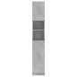 vidaXL Armario de baño contrachapada gris hormigón 32x25,5x190 cm vidaXL Armario de baño contrachapada gris hormigón 32x25,5x190 cm