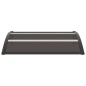vidaXL Marquesina para puerta PC negro 120x80 cm vidaXL Marquesina para puerta PC negro 120x80 cm