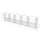 vidaXL Cesta en forma de U muro de gaviones galvanizado 570x20x100 cm vidaXL Cesta en forma de U muro de gaviones galvanizado 570x20x100 cm
