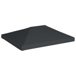 vidaXL Toldo de cenador 310 g/m² 4x3 m gris