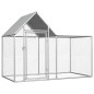 vidaXL Gallinero acero galvanizado 2x1x1,5 m vidaXL Gallinero acero galvanizado 2x1x1,5 m