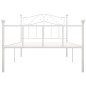 vidaXL Estructura de cama de metal blanco 90x200 cm vidaXL Estructura de cama de metal blanco 90x200 cm