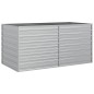 vidaXL Arriate de acero galvanizado plateado 160x80x77 cm vidaXL Arriate de acero galvanizado plateado 160x80x77 cm