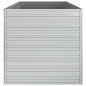 vidaXL Arriate de acero galvanizado plateado 160x80x77 cm vidaXL Arriate de acero galvanizado plateado 160x80x77 cm