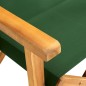 vidaXL Sillas de director 2 uds madera maciza de teca verde vidaXL Sillas de director 2 uds madera maciza de teca verde