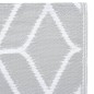 vidaXL Alfombra de exterior PP gris 190x290 cm vidaXL Alfombra de exterior PP gris 190x290 cm
