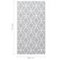 vidaXL Alfombra de exterior PP gris 190x290 cm vidaXL Alfombra de exterior PP gris 190x290 cm