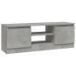 vidaXL Mueble de TV con puerta gris hormigón 102x30x36 cm vidaXL Mueble de TV con puerta gris hormigón 102x30x36 cm