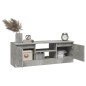 vidaXL Mueble de TV con puerta gris hormigón 102x30x36 cm vidaXL Mueble de TV con puerta gris hormigón 102x30x36 cm