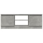 vidaXL Mueble de TV con puerta gris hormigón 102x30x36 cm vidaXL Mueble de TV con puerta gris hormigón 102x30x36 cm