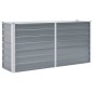 vidaXL Arriate de jardín de acero galvanizado gris 160x40x77 cm vidaXL Arriate de jardín de acero galvanizado gris 160x40x77 cm