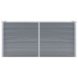 vidaXL Arriate de jardín de acero galvanizado gris 160x40x77 cm vidaXL Arriate de jardín de acero galvanizado gris 160x40x77 cm