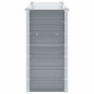 vidaXL Arriate de jardín de acero galvanizado gris 160x40x77 cm vidaXL Arriate de jardín de acero galvanizado gris 160x40x77 cm
