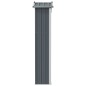 vidaXL Cobertizo de jardín acero galvanizado gris 116x45x175 cm vidaXL Cobertizo de jardín acero galvanizado gris 116x45x175 cm