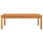 vidaXL Mesa de centro de madera maciza de acacia 100x50x33 cm vidaXL Mesa de centro de madera maciza de acacia 100x50x33 cm