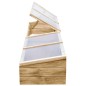 vidaXL Invernadero de madera de pino impregnada 200x50x35 cm