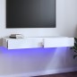 vidaXL Mueble para TV con luces LED blanco 120x35x15,5 cm vidaXL Mueble para TV con luces LED blanco 120x35x15,5 cm
