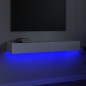 vidaXL Mueble para TV con luces LED blanco 120x35x15,5 cm vidaXL Mueble para TV con luces LED blanco 120x35x15,5 cm