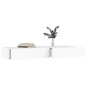 vidaXL Mueble para TV con luces LED blanco 120x35x15,5 cm vidaXL Mueble para TV con luces LED blanco 120x35x15,5 cm