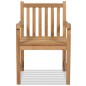 vidaXL Sillas de jardín 2 unidades madera de teca maciza vidaXL Sillas de jardín 2 unidades madera de teca maciza
