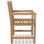 vidaXL Sillas de jardín 2 unidades madera de teca maciza vidaXL Sillas de jardín 2 unidades madera de teca maciza