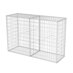 vidaXL Cesta de muro de gaviones acero galvanizado 150x50x100 cm