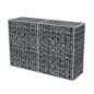 vidaXL Cesta de muro de gaviones acero galvanizado 150x50x100 cm
