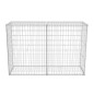 vidaXL Cesta de muro de gaviones acero galvanizado 150x50x100 cm