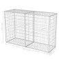 vidaXL Cesta de muro de gaviones acero galvanizado 150x50x100 cm