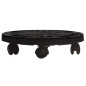vidaXL Soporte para plantas con ruedas diámetro 30 cm negro 170 kg vidaXL Soporte para plantas con ruedas diámetro 30 cm negro 170 kg