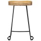 vidaXL Taburetes de cocina gavin 2 unidades madera maciza de mango vidaXL Taburetes de cocina gavin 2 unidades madera maciza de mango