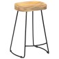 vidaXL Taburetes de cocina gavin 2 unidades madera maciza de mango vidaXL Taburetes de cocina gavin 2 unidades madera maciza de mango