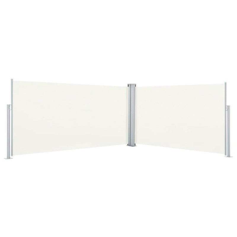 vidaXL Toldo lateral retráctil crema 160x600 cm vidaXL Toldo lateral retráctil crema 160x600 cm