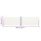 vidaXL Toldo lateral retráctil crema 160x600 cm vidaXL Toldo lateral retráctil crema 160x600 cm