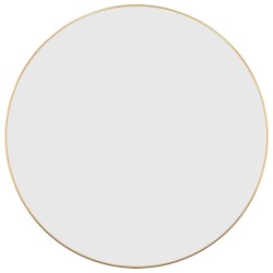 vidaXL Espejo de pared redondo dorado Ø 60 cm