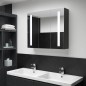 vidaXL Mueble de baño con espejo LED 89x14x62 cm vidaXL Mueble de baño con espejo LED 89x14x62 cm