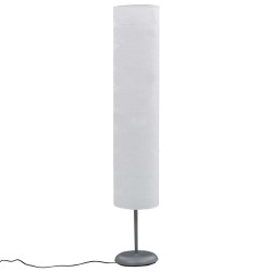 vidaXL Lámpara de pie con soporte blanco E27 121 cm